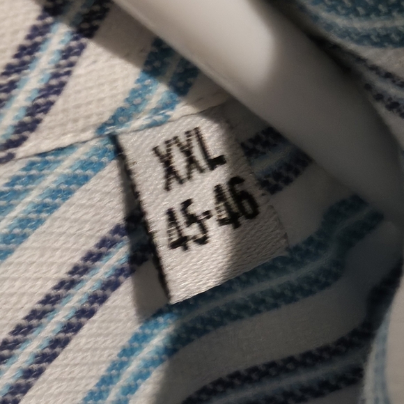 Fredrick Martin Extra Fine Cotton Button Down Plaid Shirt - Size XXL - Picture 4 of 9